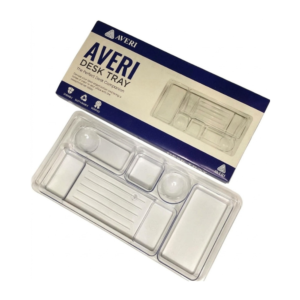 Averi Desk Tray,Transparent Assrt