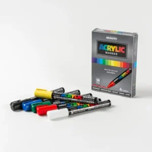 Mungyo Acrylic Marker 6 Color Set