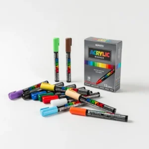 Mungyo Acrylic Marker 12 Color Set
