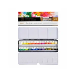 MUNGYO Water Color Metal Case 24 Colors Full
