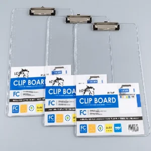 Horse Clip Board Hard Transparent FC