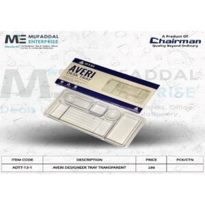 Averi Desk Tray,Transparent Assrt